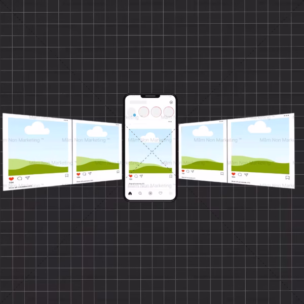 Frame Canva Dạng Bài Đăng Xoay Vòng