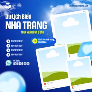 Frame Canva: Du Lịch Nha Trang