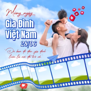 Frame Canva: Ngày Gia Đình Việt Nam