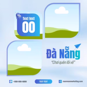 Frame Canva Du Lịch Đà Nẵng