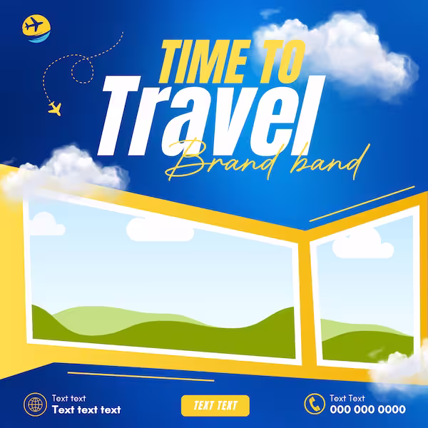 Frame Canva Time to Travel