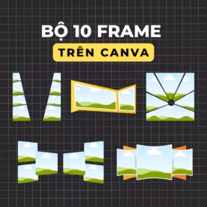 Bộ 10 Frame Canva 2738