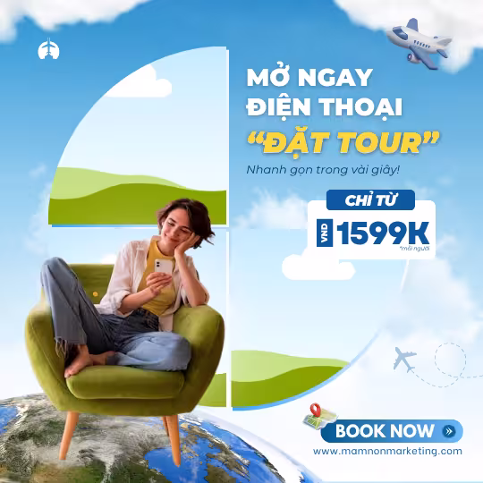 Frame Canva Đặt Tour