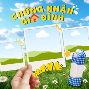 Frame Canva Chứng Nhận Gia Đình