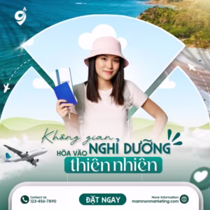 Frame Canva Nghỉ Dưỡng Thiên Nhiên