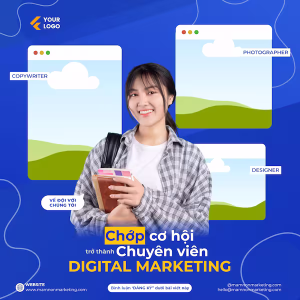 Frame canva tuyển dụng