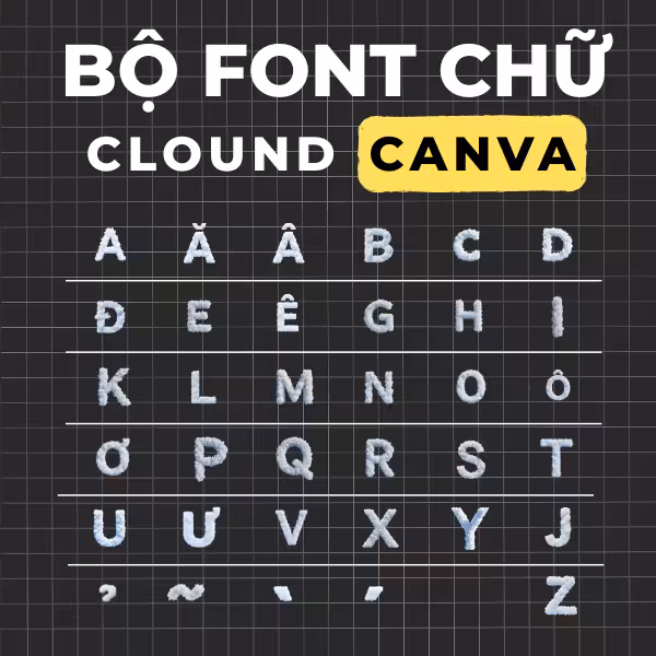 Bộ Font Chữ Clound Tiếng Việt