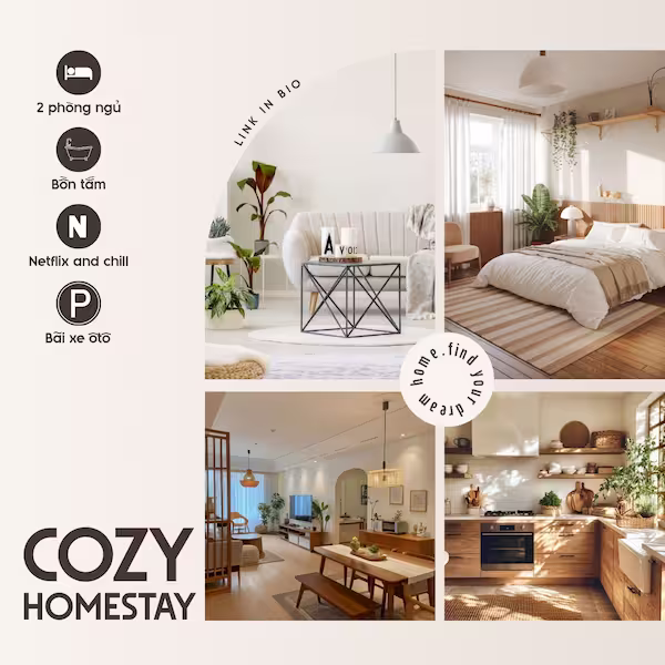 Frame canva Cozy Homestay